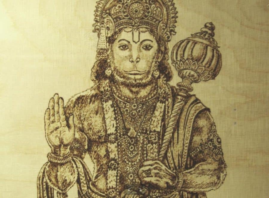 Lord hanuman drawing | How to draw hanuman ji face step by step | Hanuman  जी का चित्र आसानीसे | By All About ArtFacebook