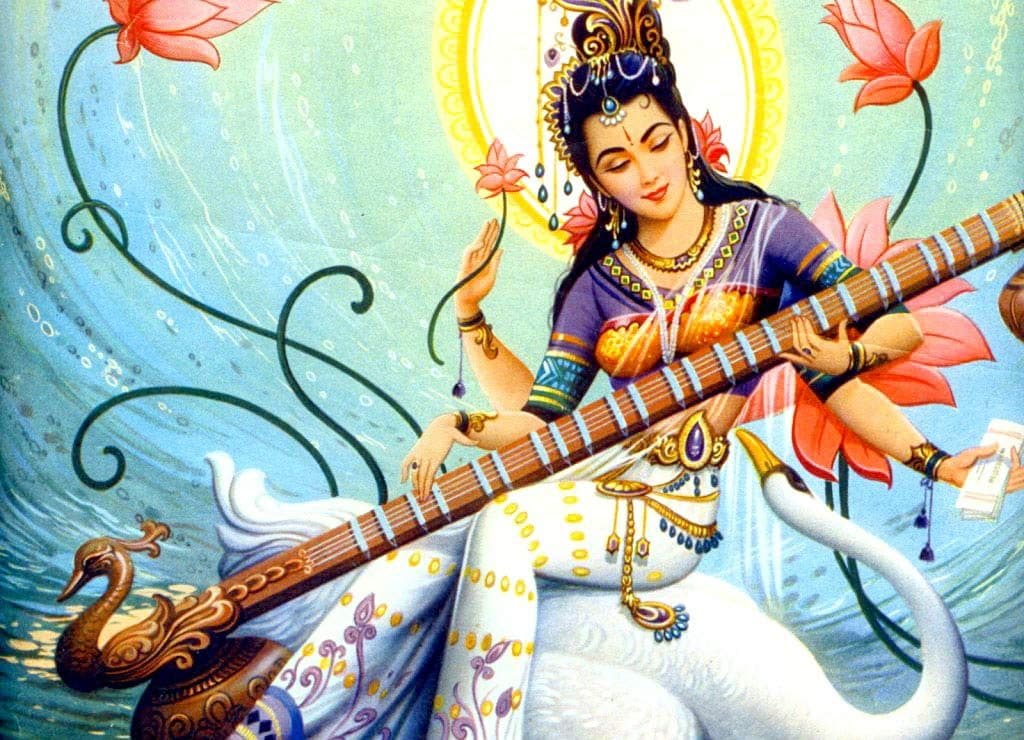 Lord deals saraswati images