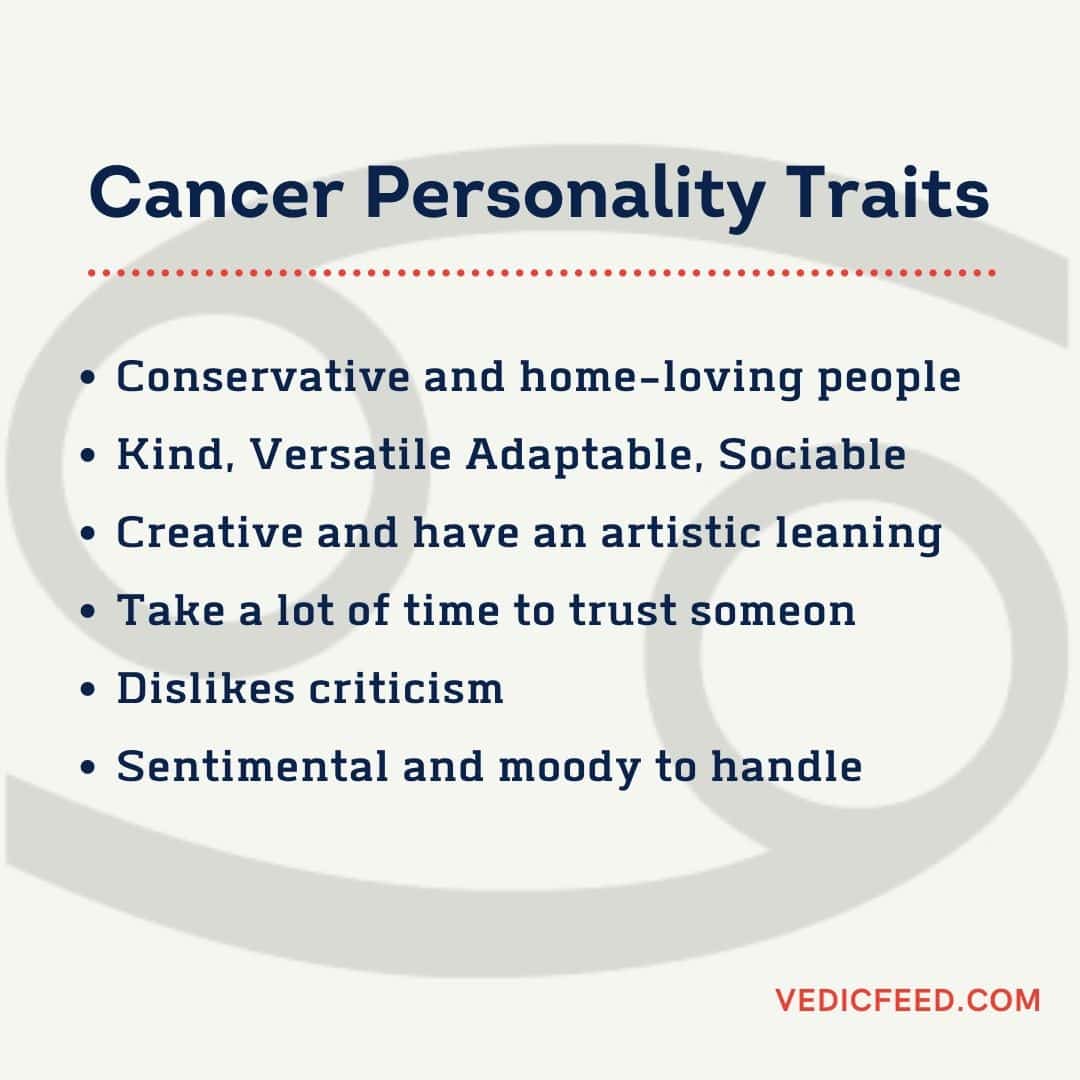 Kark Rashi - Cancer Personality Traits