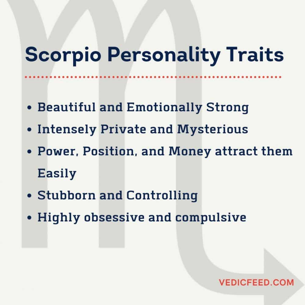 Traits of a male scorpio