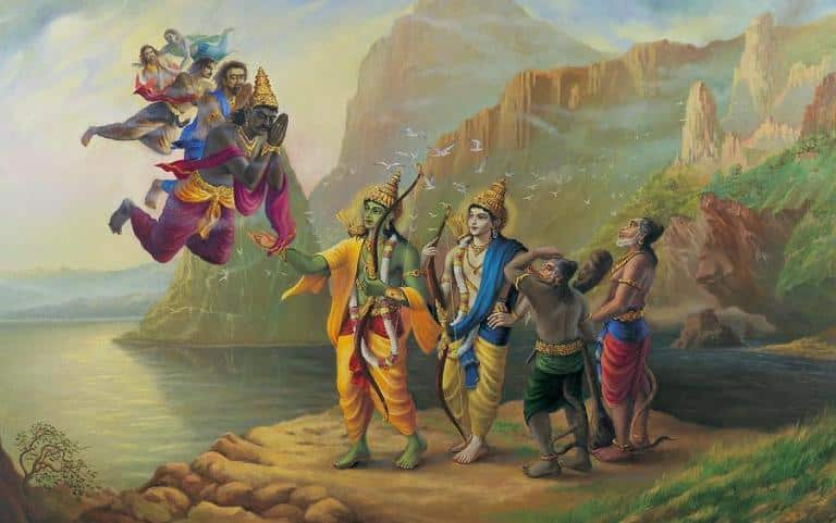 Vibhishana Meet Lord Rama