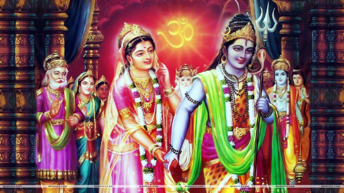 Marriage of Lord Shiva and Goddess Parvati