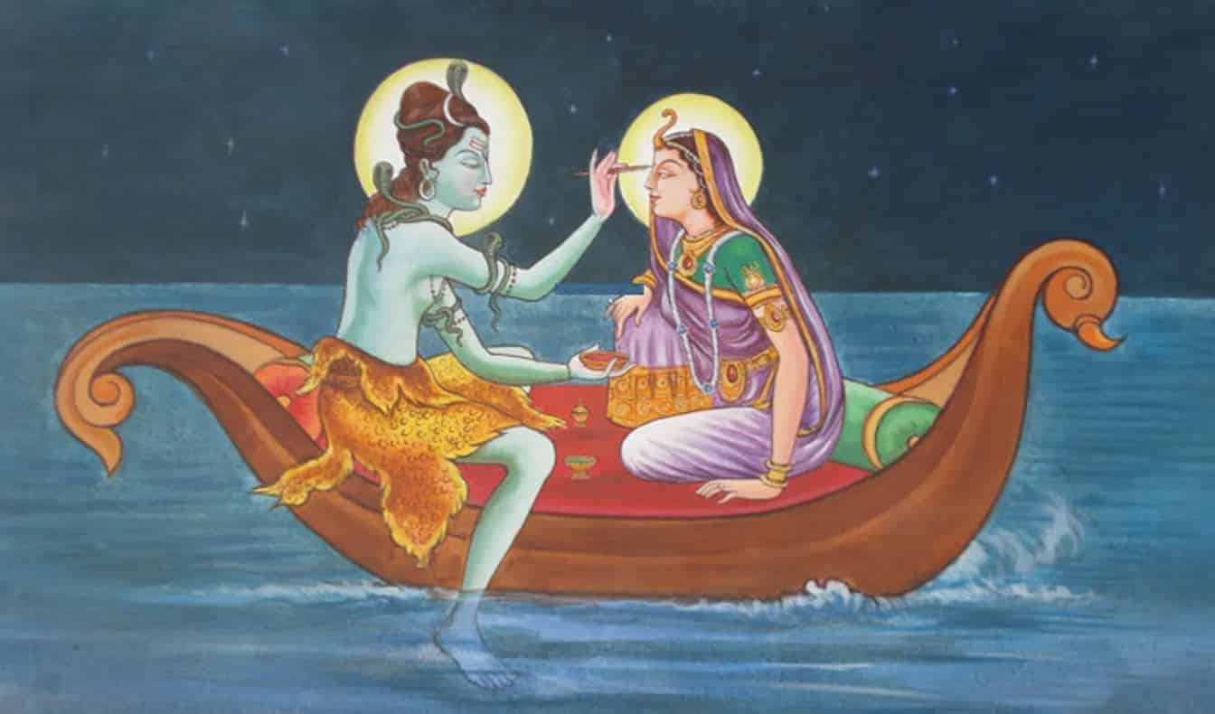 Shiva Parvati - Fisherwoman