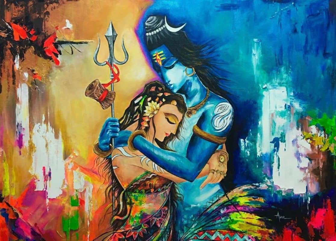 shiva parvati love