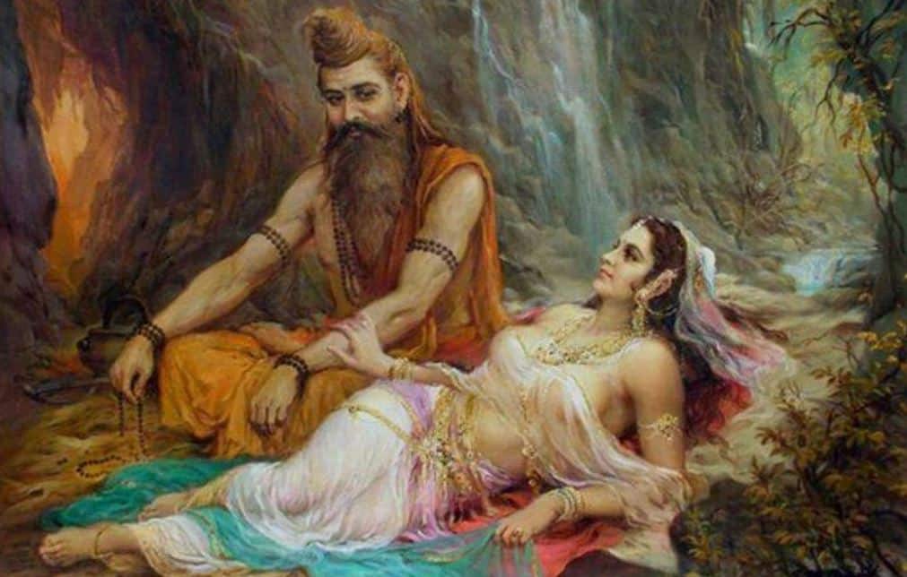 Rishi Vishvamitra and Menaka