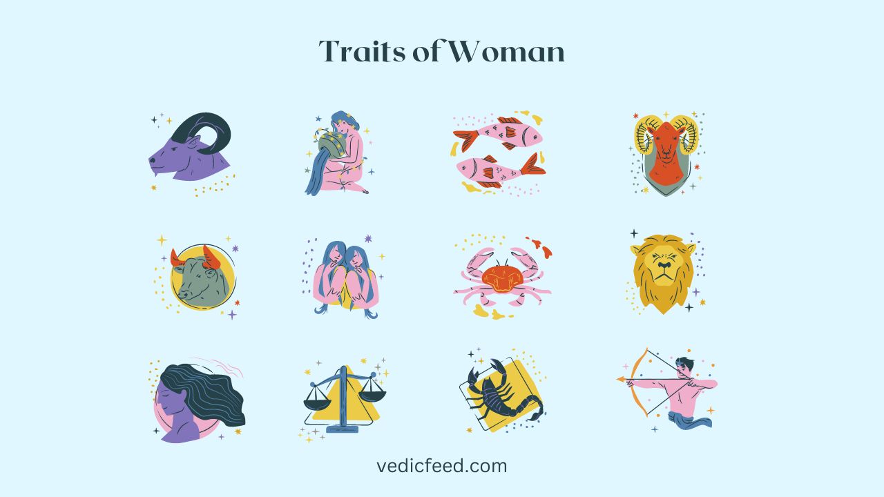 Traits of Women based on Moon Sign & Rising Sign (Ascendant)